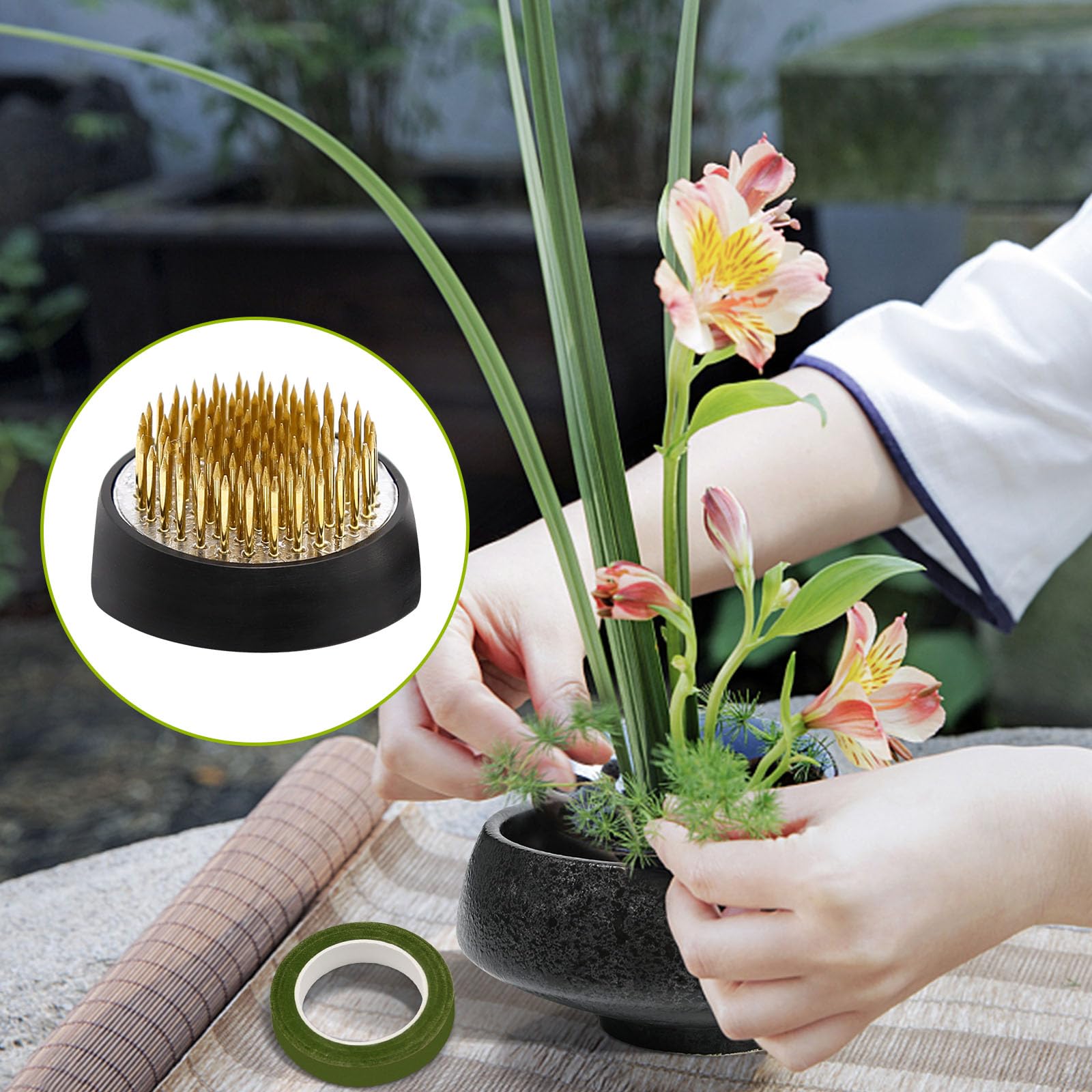 Amazon.com: ZUDKSUY 9PCS 1.34inch/34mm Flower Frogs Arrangement